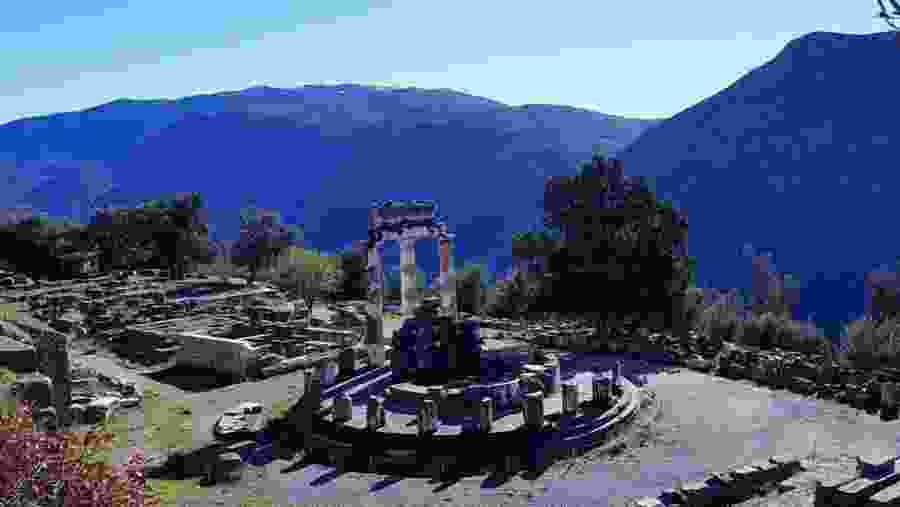 Visit the ruins of Delphi