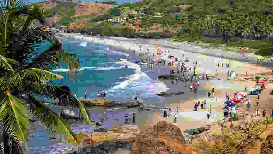 Vagator Beach in North Goa.