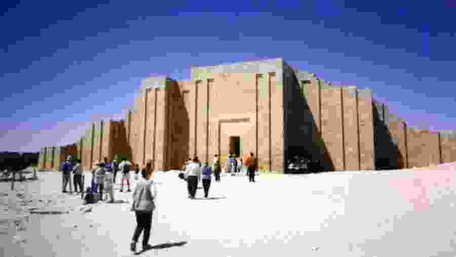 Mastabas (burial chamber) In Saqqara, Egypt