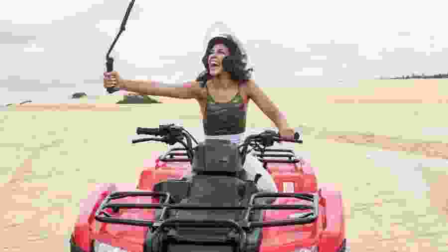 ATV ride in the desert