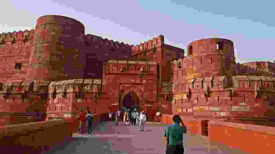 Head to the Agra Fort