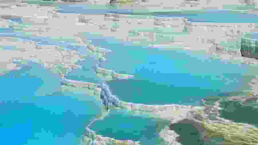 White Travertine Terraces