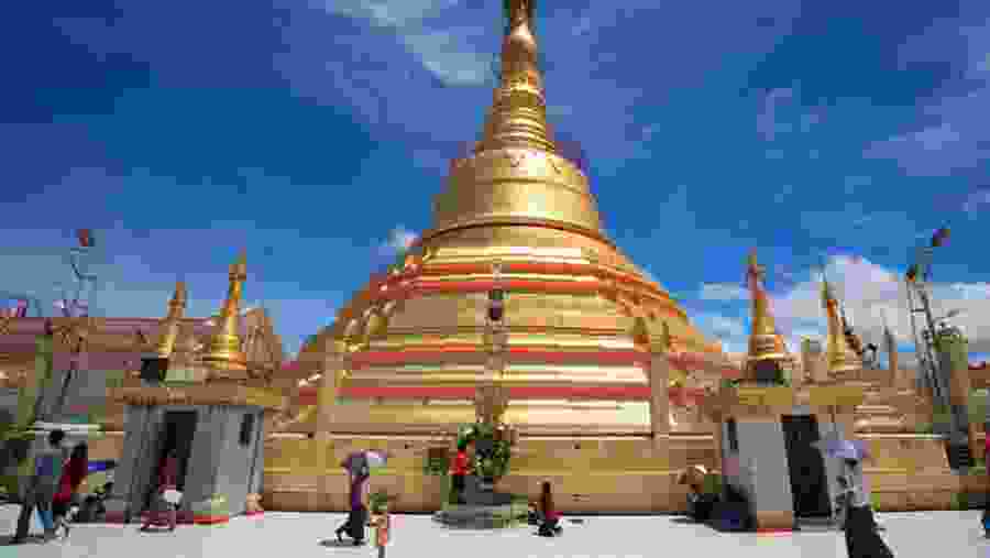 Explore the Botataung Pagoda in Myanmar