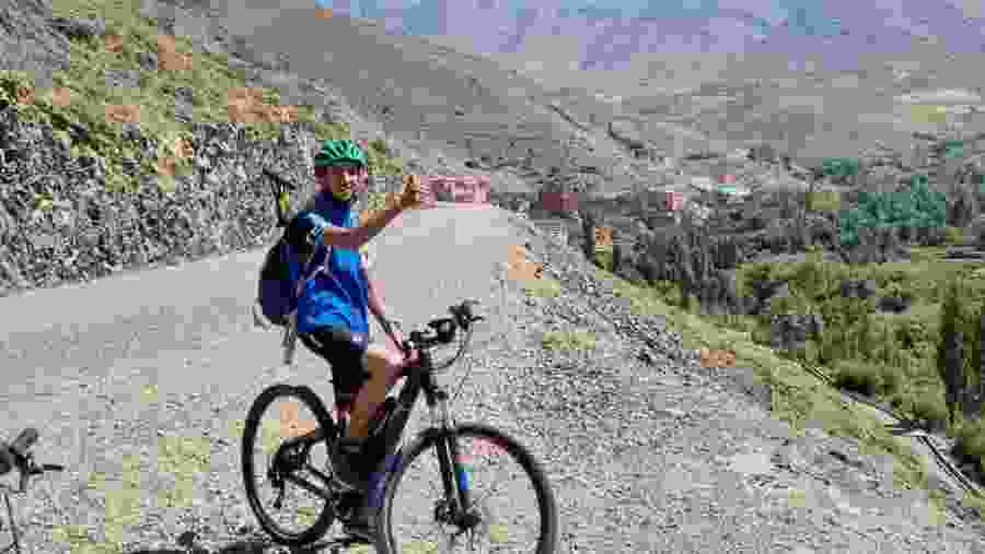 Tourists enjoying the tour