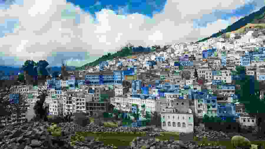 Overview of the Medina, Morocco