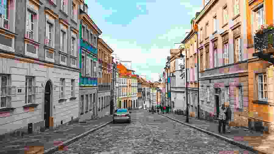 Walk down the old streets of Warsaw
