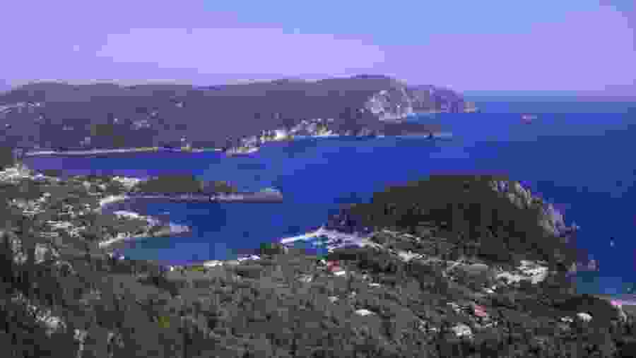 Paleokastritsa Bay In Greece