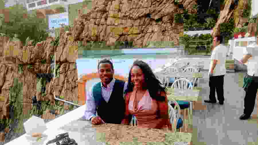 Couple on the tour