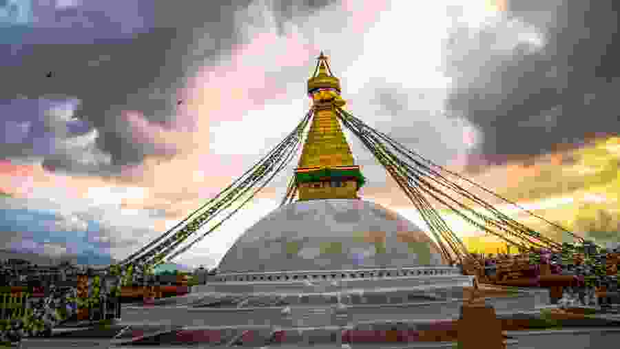 Boudha Stupa In Kathmandu, Nepal