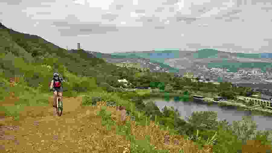 Bike along the trails on the Turtle Lake