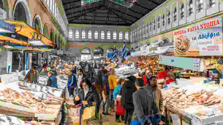 Local market of Athens