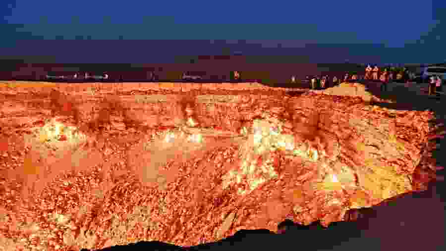 Darvaza gas crater
