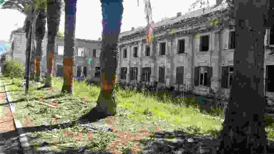 Devastated facilities