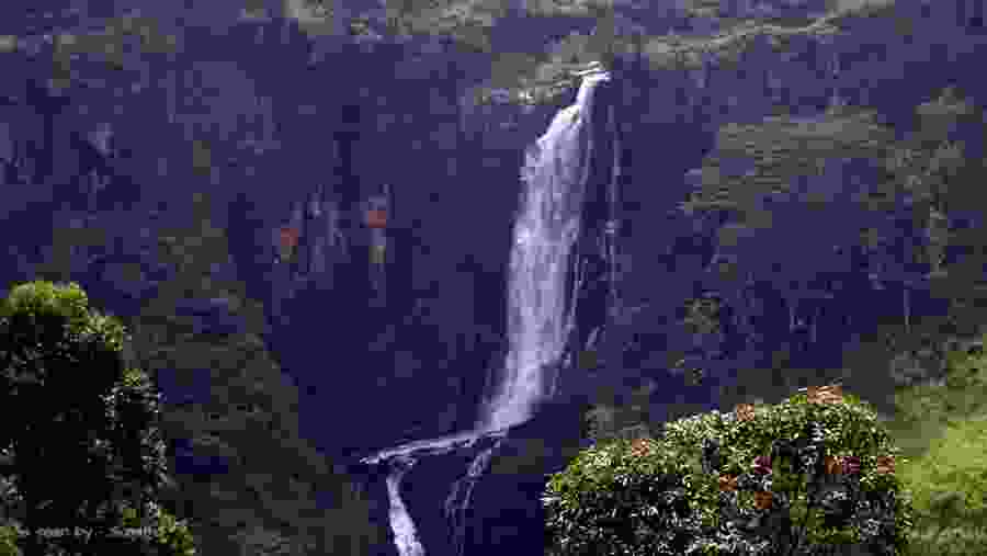 A view of Devon Falls