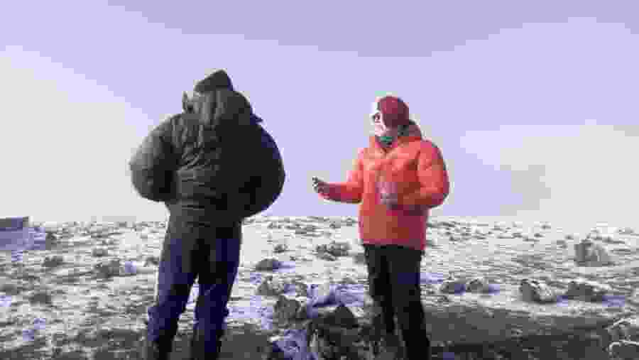 on top of mount kilimanjaro