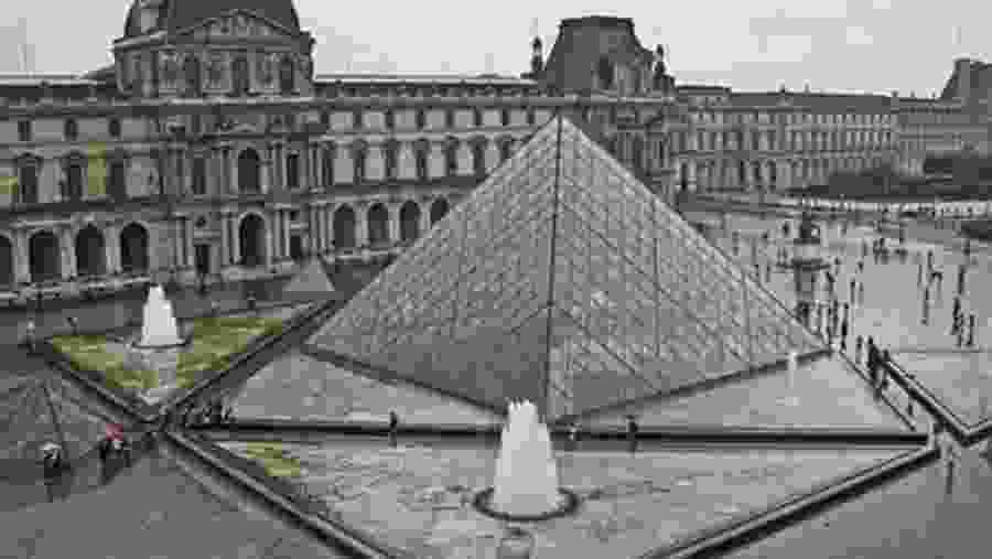 Louvre Museum In Paris, France
