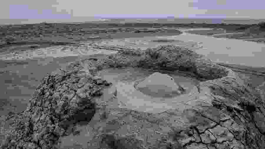 Mud Volcano in Baku