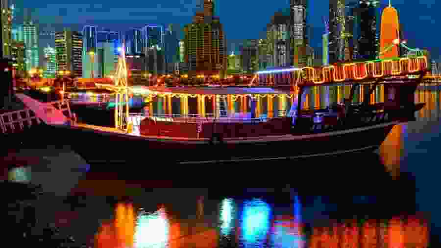 Board a Dhow cruise in Doha, Qatar