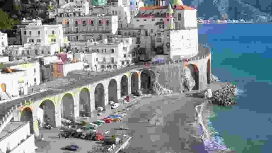 Beautiful view of the Amalfi Coast