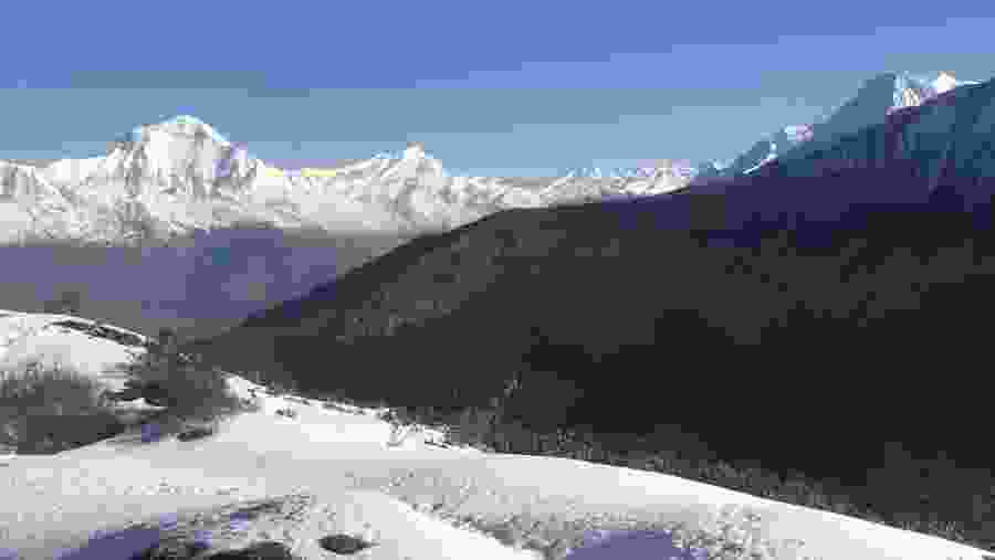 Dhaulagiri from Mulde View Point