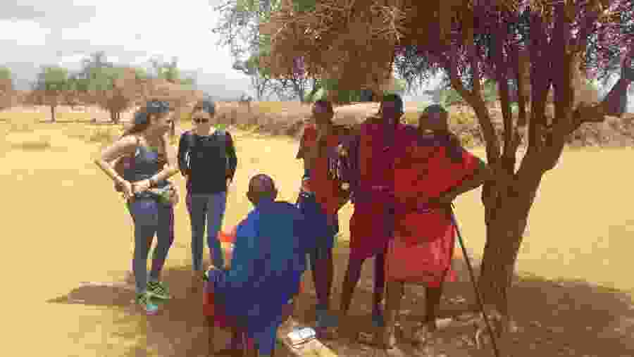 Interactions with Maasai community