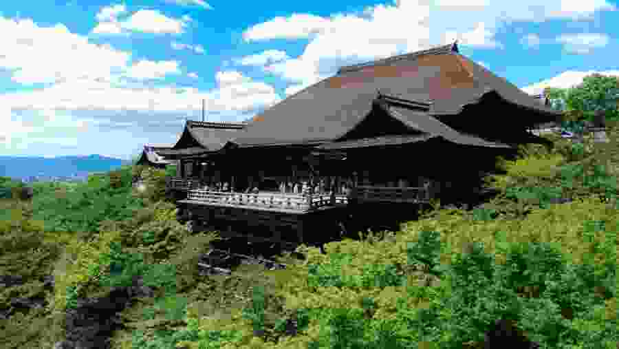 Kiyomizu Dera Buddhist temple.