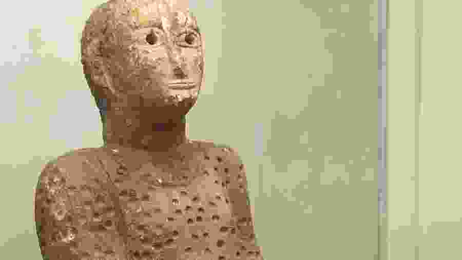 Ancient Figurine at National Archeological Museum of Addis Ababa