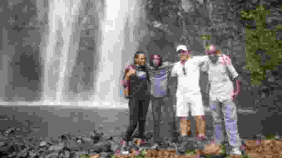 Enjoy panoramic views at Materuni Waterfalls