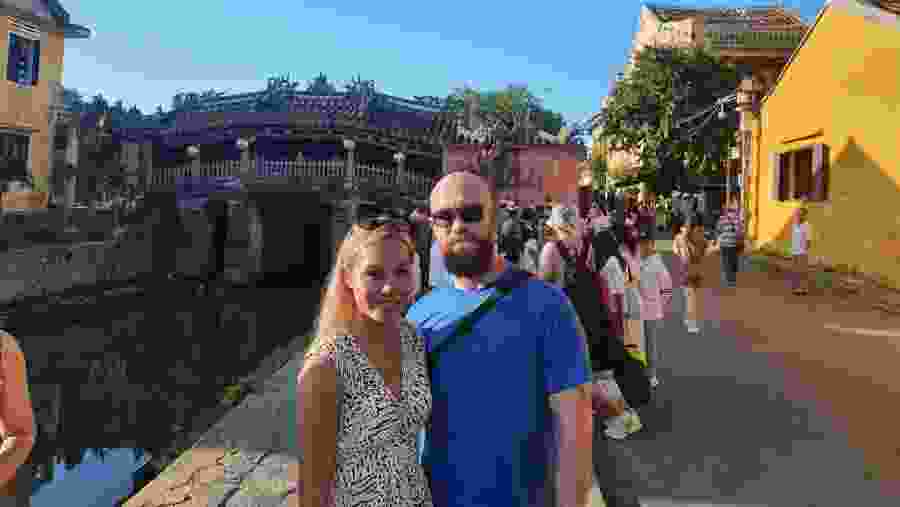 Tourists enjoying the tour