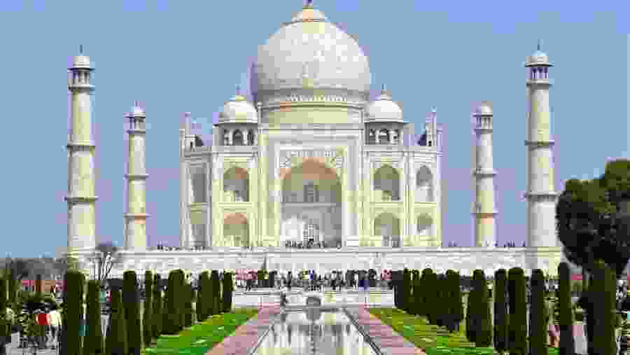 Visit the magnificent Taj Mahal