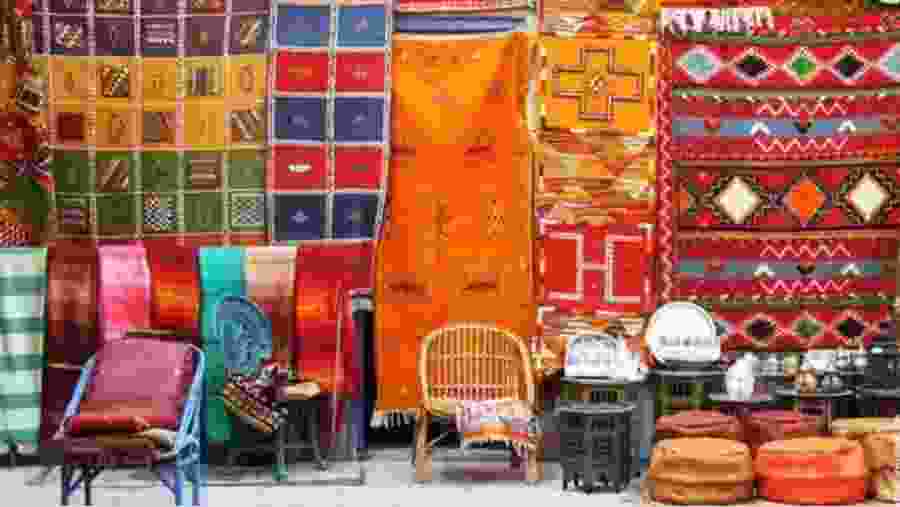 Enjoy carpet shopping in Marrakech