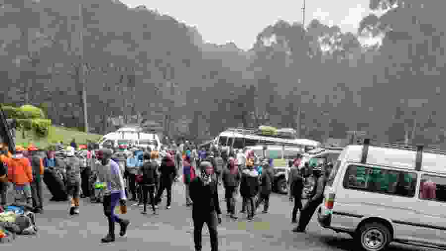 Travellers in Tanzania