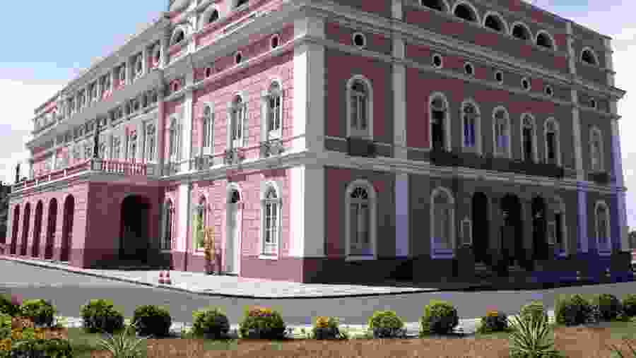 Amazon Theatre In Manaus, Brazil