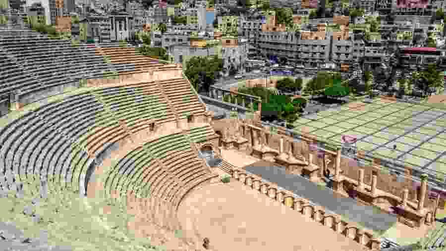 Explore the Roman Theatre in Amman