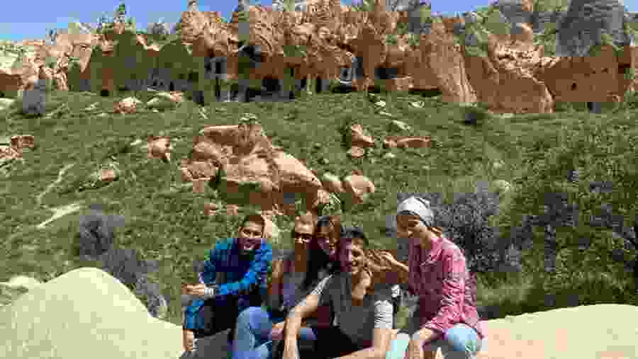 Travellers in Cappadocia