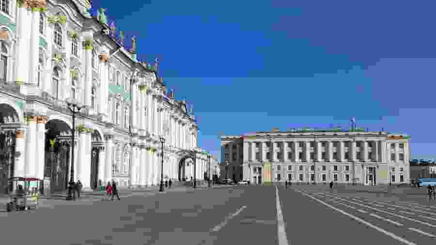 Palace Square and the Winter Palace Russia