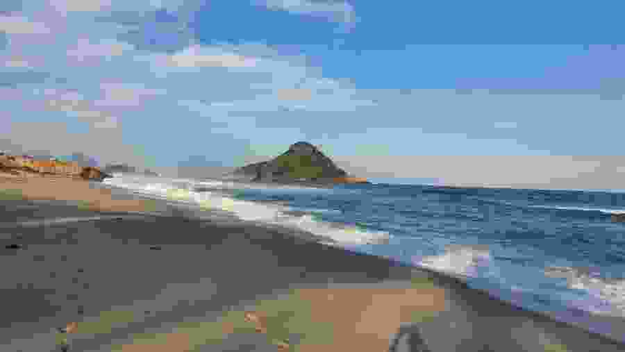 Macumba beach at sunset