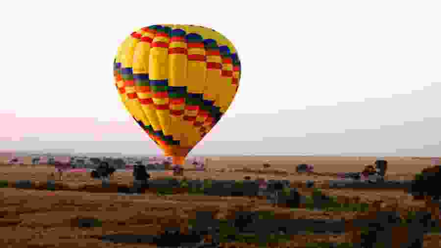 Experience a fun balloon ride at Masai Mara
