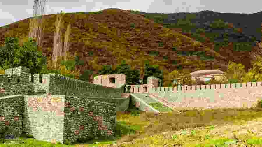 Go to the Old Walls in Shaki