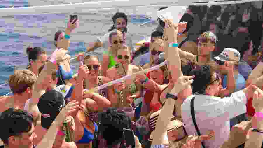 Party in the Blue Lagoon