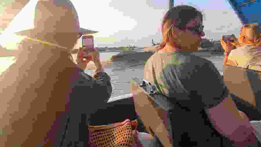 Travellers in Selous National Park