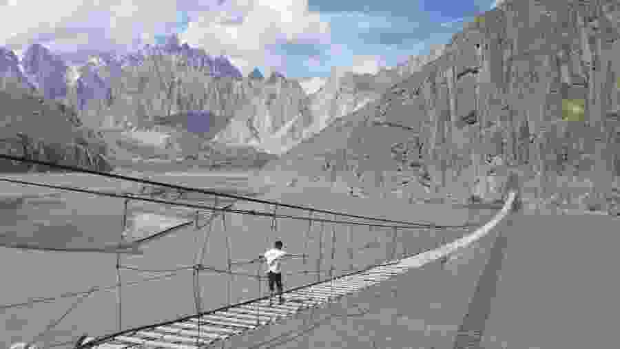Hussaini Suspension Bridge