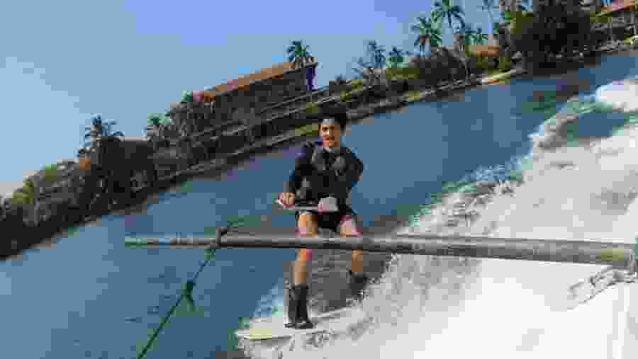 Wake Boarding In Bentota