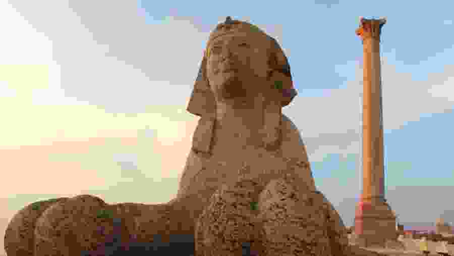 Head to Pompey's Pillar in Alexandria