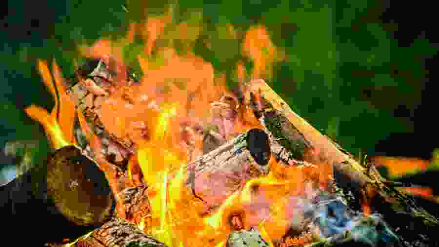 Enjoy a bonfire at the campsite