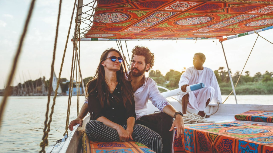 Felucca ride in Luxor River Nile