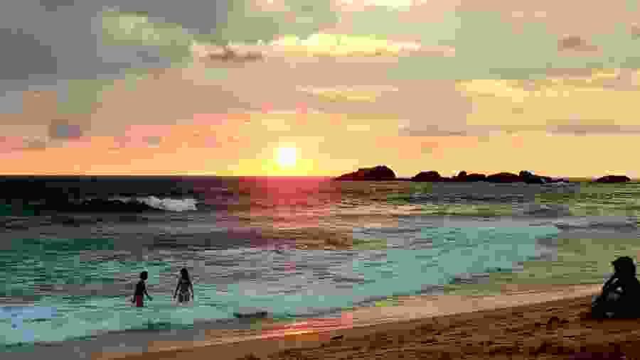Unwind with a swim in Sri Lanka