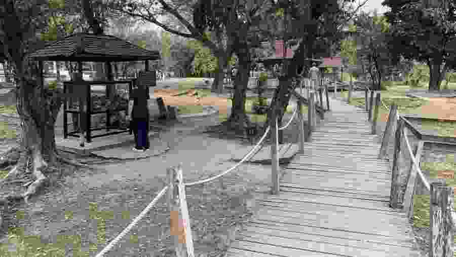 Walking way in the killing field