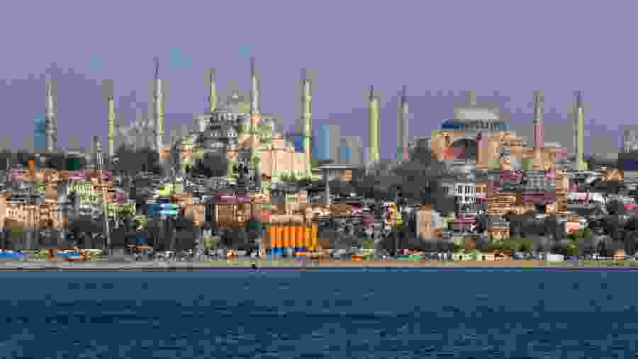 Enjoy a scenic view of Istanbul