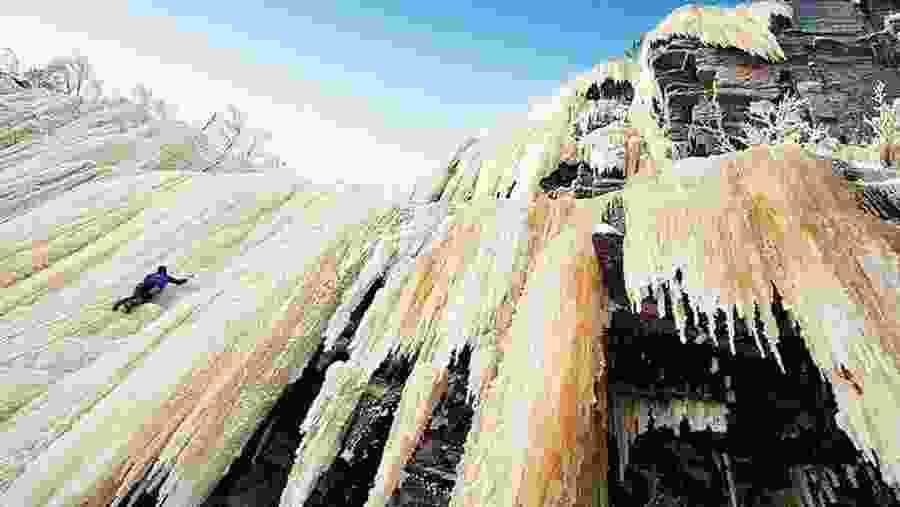 Frozen Waterfalls of Of Korouoma